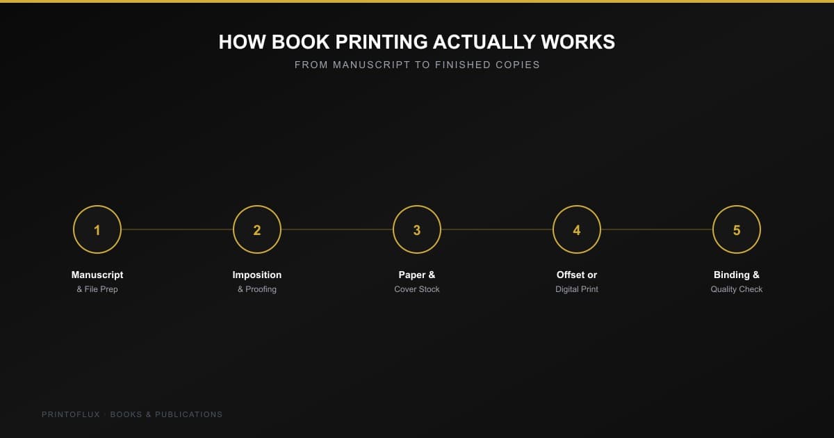 How Book Printing Actually Works: From Manuscript to Finished Copies